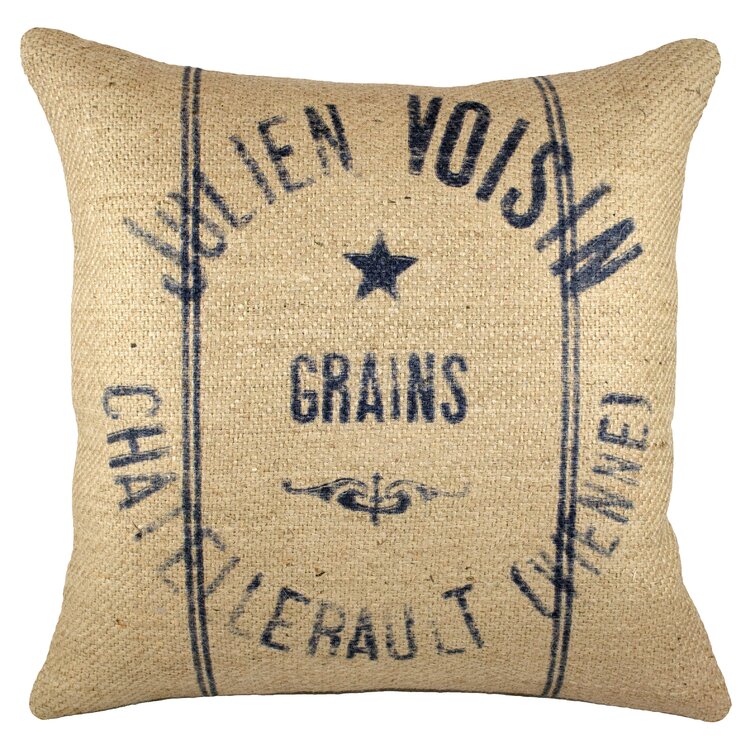 Burlap throw clearance pillow covers